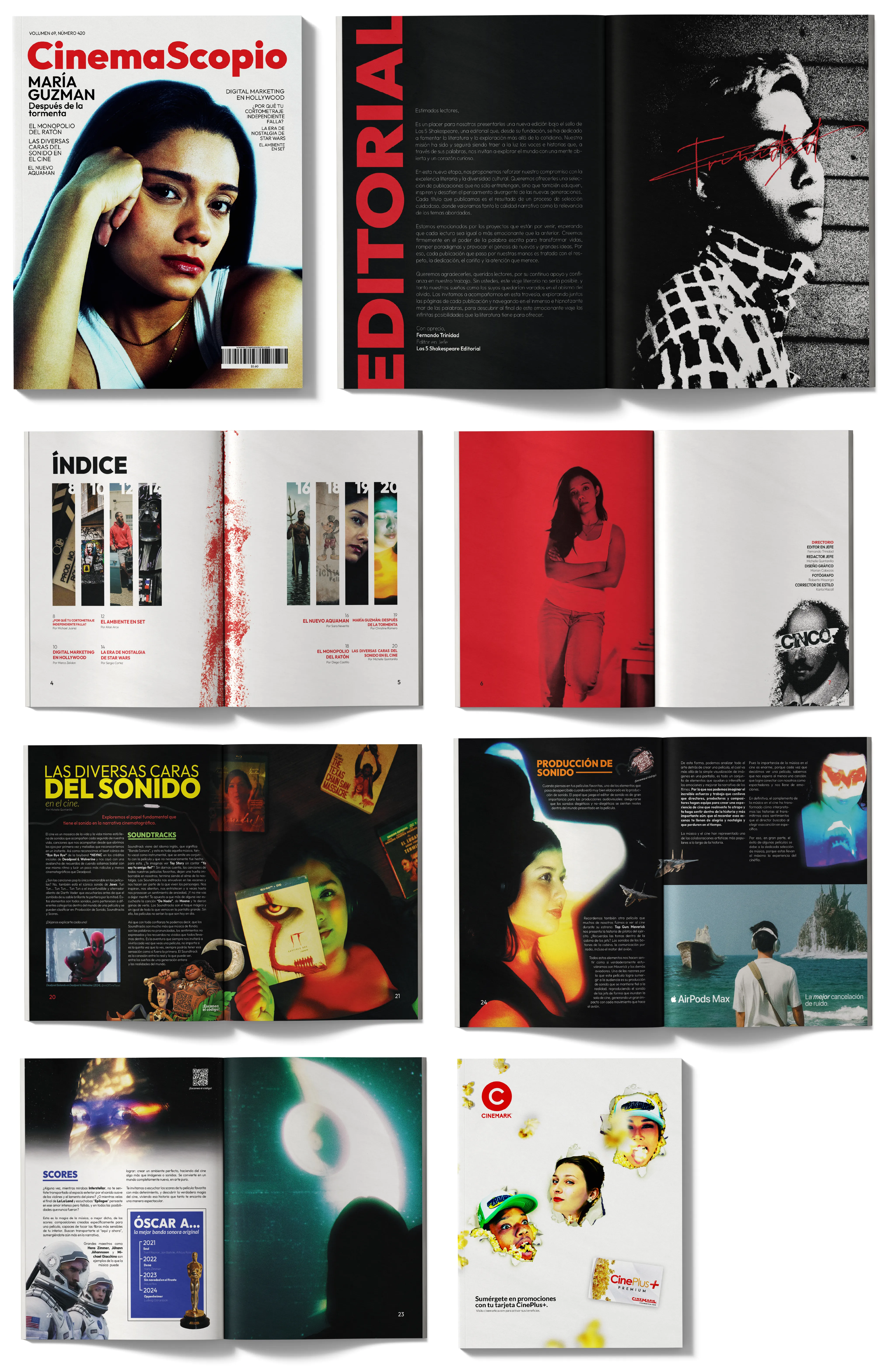 CinemaScopio - Revista ficticia de cine — 1